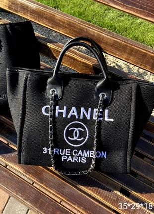 Женская сумка шоппер женская сумка текстиль в стиле chanel сунель