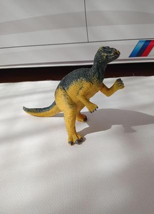 Большая, 22 см фигурка динозавра эдмонтозавра.1 фото