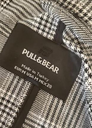 Пиджак в клетку pull &amp; bear4 фото