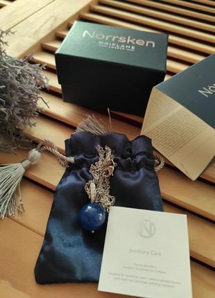 Актуальное колье с натуральным си агатом, подарочное украшение.