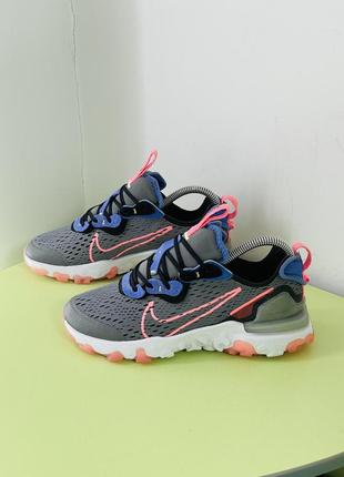 Оригинальные женские кроссовки nike react vision gray1 фото