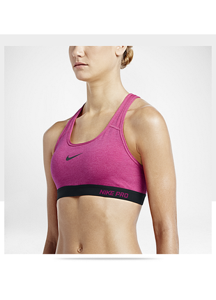 Спортивний топ ankle nike pro р. m/l бюстгальтер бра рожевий оригінал