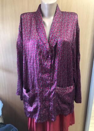 Верх від піжами 💯 % шовк jelmoli