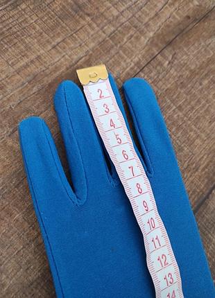 Перчатки синие длинные 50см перчатки синие