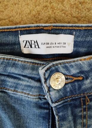 Джинсы с разрезами zara3 фото