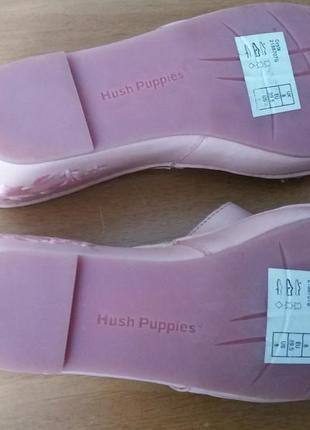 Богатейшие новые кожаные шлепанцы с вышивкой hush puppies4 фото