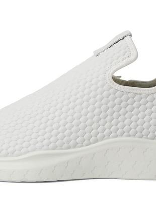 Кожаные мужские кроссовки чулки, без шнурковecco sport therap slip-on6 фото