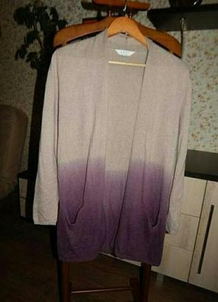 Теплый стильный кардиган шерсть кашемир размер м