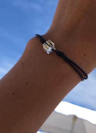 Браслет с кристаллом2 фото