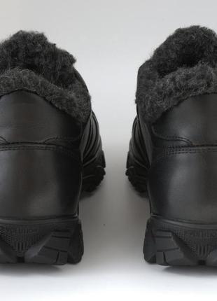 Тактические кожаные кроссовки зимняя мужская обувь на меху с протектором rosso avangard winter rebaka leather4 фото
