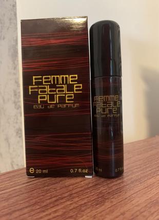 Духи-спрей женские femme fatale pure 20мл4 фото