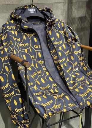 Мужская принтованная ветровка стильная качественная куртка осенняя drew1 фото