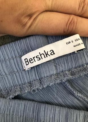 Вискозные брюки брюки брючины bershka7 фото