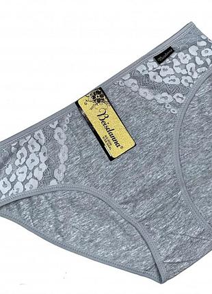 Трусы женские beisdanna, хлопок с кружевом, 44 46 48