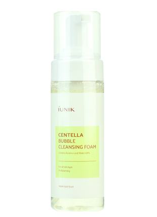 Очищающая пенка с центеллой iunik centella bubble cleansing foam 150 мл1 фото