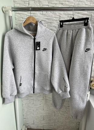 Женский спортивный костюм найк на флисе xs-l