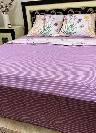 Комплект постельного белья, бязь- люкс лаванда фиолет4 фото