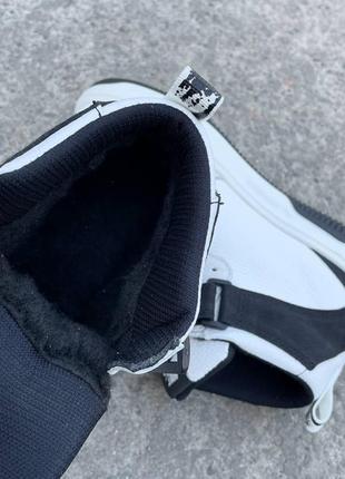 Мужские зимние кожаные кроссовки nike4 фото