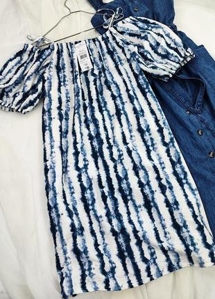 Сукня тай дай з відкритими плечима f&f1 фото