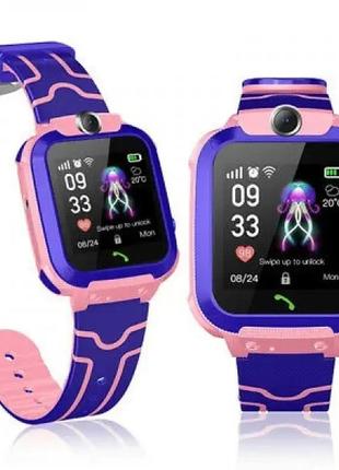 Умные детские часы , smart watch q12 с gps и камерой1 фото