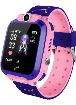 Умные детские часы , smart watch q12 с gps и камерой2 фото