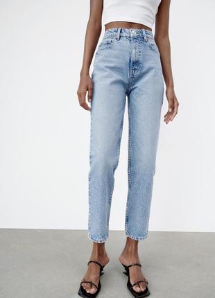Джинси zara mom fit