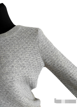 Интересный свитер жемчужно серого цвета с 💯 кашемира!4 фото