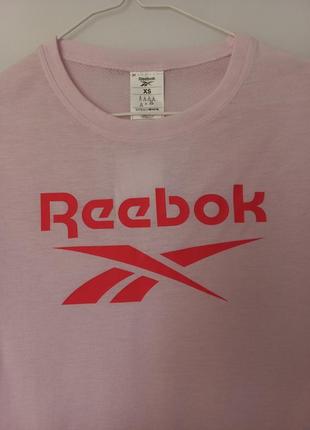 Reebok футболка лого дышащая спинка для занятий спортом, тренировок xs-размер нова6 фото