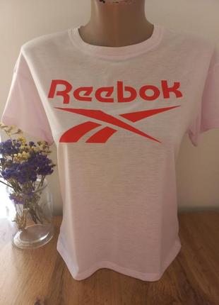 Reebok футболка лого дихаюча спинка для занять  спортом, тренувань xs-розмір  нова5 фото