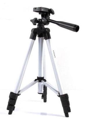 Штатив для телефону та фотоапарата tripod 3110 pro портативний трипод 0,35-1.02м висота.