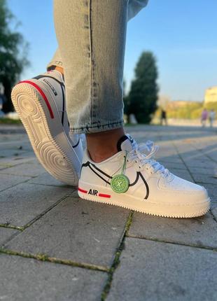 Кроссовки nike air force 1 react white