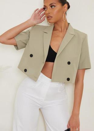 Блейзер, піджак укорочений plt, розмір xs