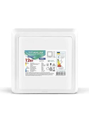 Led светильник накладной titanum 12w 5000k