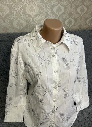 Рубашка с принтом. женская рубашка. рубашка женская. белая блузка. блуза прямого кроя7 фото