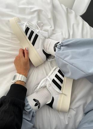 Adidas superstar bonega “white / black”4 фото