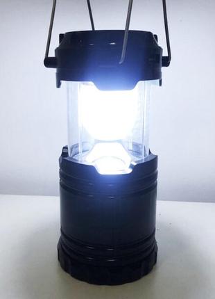 Туристичний ліхтар лампи на сонячній батареї з павером camping mh-5800t (6+1 led).2 фото