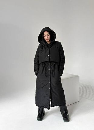 Утепленные trench coats со съемным жилетом, фото реал✅ утепленный зимний плащ до -20градусов7 фото