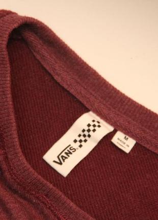 Vans m толстовка кроя реглан из хлопка2 фото