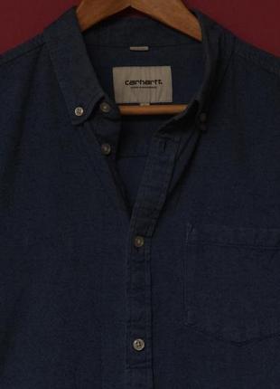 Carhartt wip dalton shirt рр m-l рубашка из хлопка3 фото