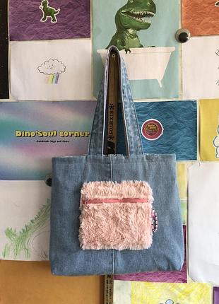 Оригінальна джинсова  еко сумочка , шоппер