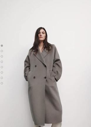 Пальто оверсайз zara