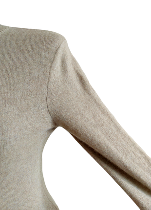 Базовий светр кольору капучіно із 💯 кашеміру!4 фото