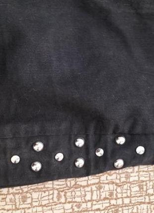 🔥 распродаж 🔥шикарные стильные черные джинсы с заклепками2 фото