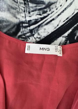Платье mango красное длинное макси xs4 фото