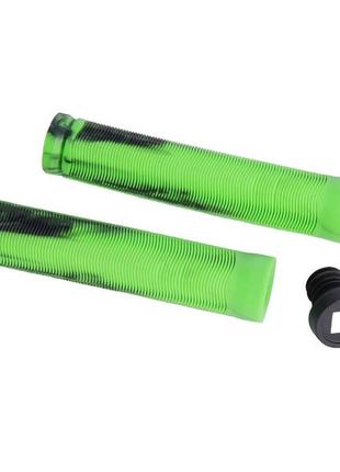 Грипси для трюкового самоката hipe h4 duo, 155 мм, black/green