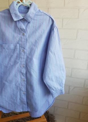 Стильна сорочка в смужку (унісекс)👫
фірми zara
8 років (128см)
стан: ідеальний2 фото