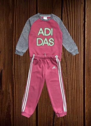 Теплий костюм adidas (оригінал) на дівчинку4 фото