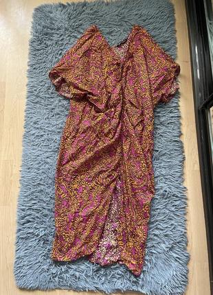 Zara стильное хлопковое платье из свежих коллекций