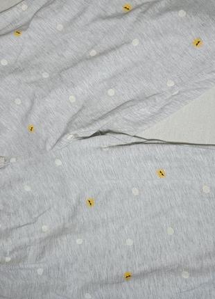 Женская пижама большого размера. домашняя одежда. комплект штаны + футболка. набор для сна. пижама серая4 фото