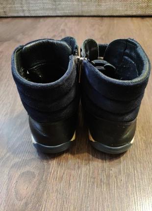 Кожаные хайтопы (ботинки) 37 размер2 фото